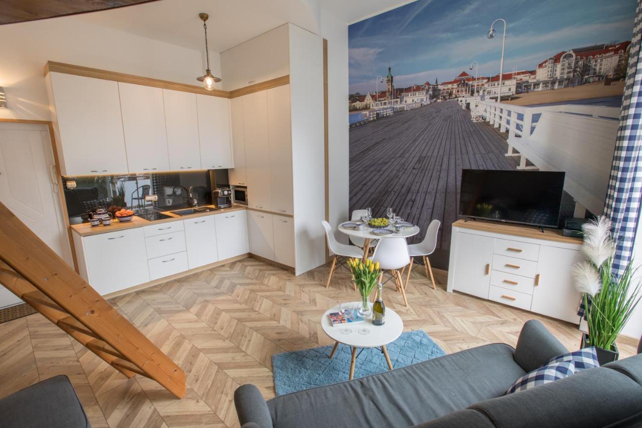 Apartament Chopina 5 M5 - Centrum Sopotu 3 Min Do Monciaka エクステリア 写真